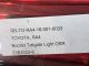 2016 TOYOTA Rav-4 Bootlid Tailgate Light OSR 81580-42031 #RR-T0-RA4-16-001-0033 #RR-000023032